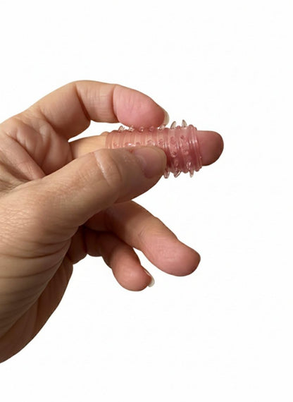 Fingerlinge gegen Hautziehen & Fidget-Unterstützung für OCD & Dermatillomanie – Strukturierte Silikon-Fingerhülsen gegen Angst, Nägelkauen & Hautziehen (3er-Pack)