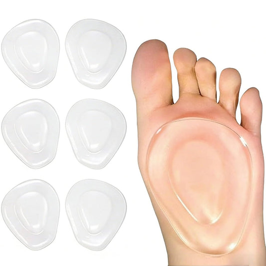 Metatarsal-Pads Ball-of-Foot-Cushions Gel-Fußballen-Pads Klebende Schuheinlagen für Absätze, Flats, Stiefel, Sneakers Universelle Passform für Damen und Herren 3 Paar (One Size Fits All)