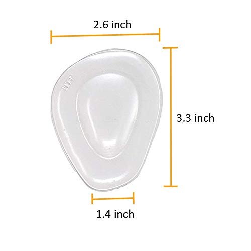 Metatarsal-Pads Ball-of-Foot-Cushions Gel-Fußballen-Pads Klebende Schuheinlagen für Absätze, Flats, Stiefel, Sneakers Universelle Passform für Damen und Herren 3 Paar (One Size Fits All)
