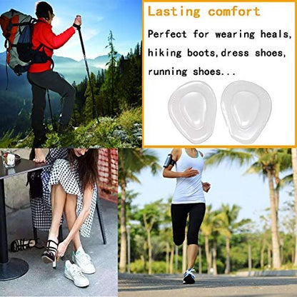 Metatarsal-Pads Ball-of-Foot-Cushions Gel-Fußballen-Pads Klebende Schuheinlagen für Absätze, Flats, Stiefel, Sneakers Universelle Passform für Damen und Herren 3 Paar (One Size Fits All)