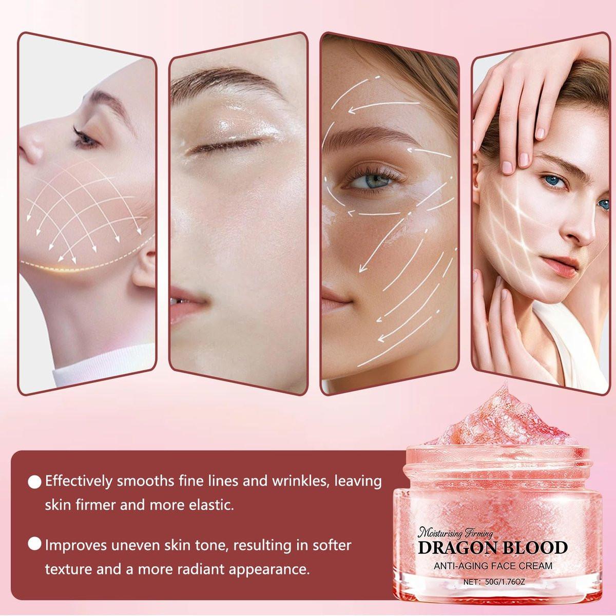 2er-Pack Drachenblut-Retinol-Creme – Anti-Falten-Creme für straffe, jugendliche Haut, Feuchtigkeitscreme für alle Hauttypen (0,88 Unzen x 2)