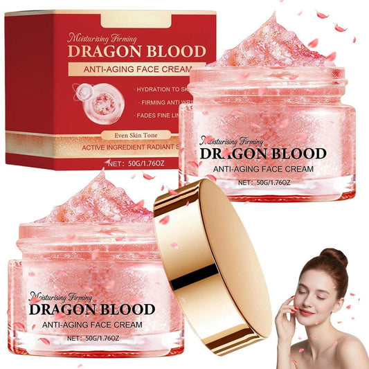 2er-Pack Drachenblut-Retinol-Creme – Anti-Falten-Creme für straffe, jugendliche Haut, Feuchtigkeitscreme für alle Hauttypen (0,88 Unzen x 2)