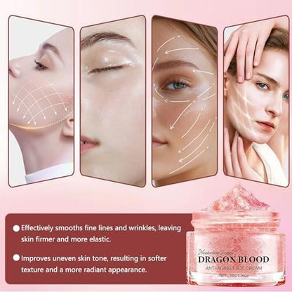 2er-Pack Drachenblut-Retinol-Creme – Anti-Falten-Creme für straffe, jugendliche Haut, Feuchtigkeitscreme für alle Hauttypen (0,88 Unzen x 2)