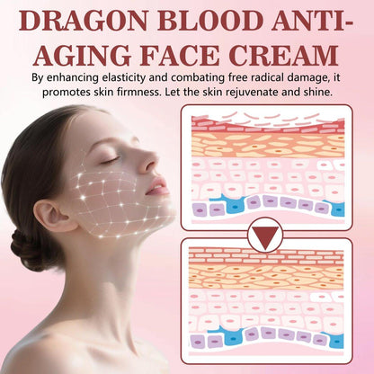 2er-Pack Drachenblut-Retinol-Creme – Anti-Falten-Creme für straffe, jugendliche Haut, Feuchtigkeitscreme für alle Hauttypen (0,88 Unzen x 2)