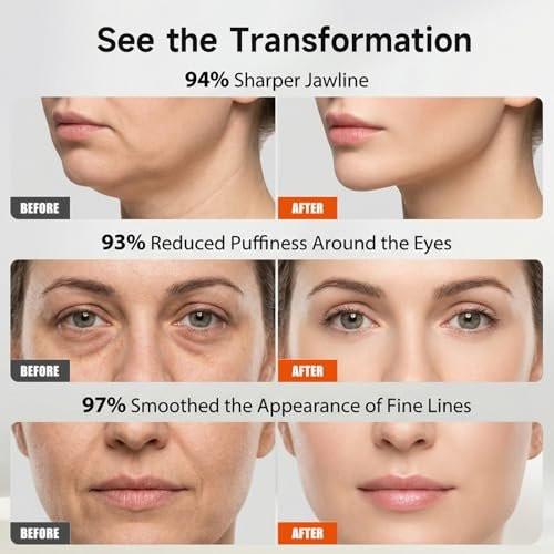 Elektrisches Gesichtsmassagegerät mit Mikrostrom & Wärme – 2-in-1 Dual-Sided Gua Sha für Kinn, Arme, Beine – Geräuschloses Facial Tool für Straffung, Konturierung & Hautpflege