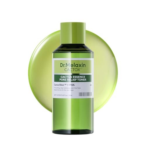 Dr.Melaxin Cactox Cactus Essence Pore Relief Toner 150ml – Hydrierendes & beruhigendes Gesichtswasser für empfindliche Haut, Barriereschutz, sanfte Porenpflege