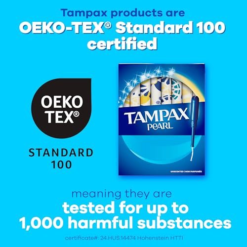 Tampax Pearl Tampons Multipack – Super/Super Plus/Ultra Saugstärke, mit LeakGuard Geflecht, bis zu 100 % auslaufsicherer und geruchsfreier Schutz, unparfümiert, 45 Stück