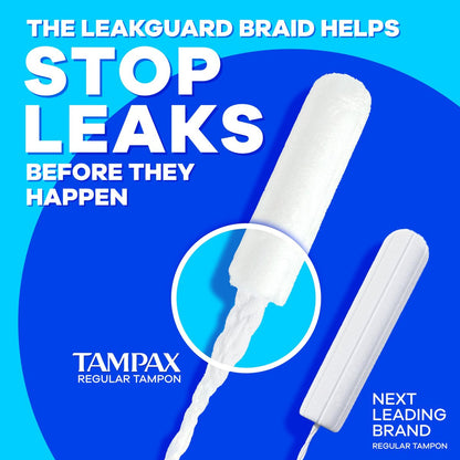Tampax Pearl Tampons Multipack – Super/Super Plus/Ultra Saugstärke, mit LeakGuard Geflecht, bis zu 100 % auslaufsicherer und geruchsfreier Schutz, unparfümiert, 45 Stück