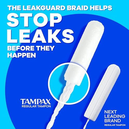 Tampax Pearl Tampons Multipack – Super/Super Plus/Ultra Saugstärke, mit LeakGuard Geflecht, bis zu 100 % auslaufsicherer und geruchsfreier Schutz, unparfümiert, 45 Stück