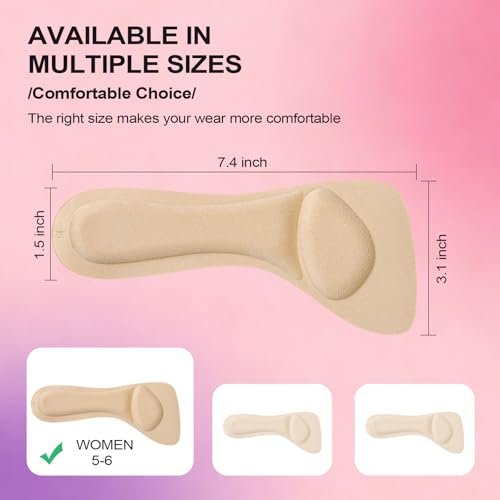 3/4 Unsichtbare High Heel Einlegesohlen für Damen – Anti-Rutsch, Stoßdämpfend & Schweißabsorbierend – Komfort-Polster für High Heels, Sandalen & Flache Schuhe