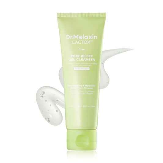 Dr.Melaxin Cactox Pore Relief Gel Cleanser – Hydratisierender Gel-to-Schaum Reiniger für verfeinerte Poren, 120 ml