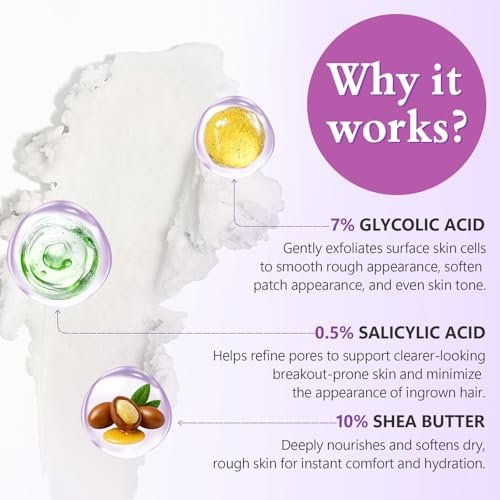 Glykolsäure-Peeling-Körperstick – Mit Glykolsäure & Salicylsäure, glättet raue Haut, für sanftes Körperpeeling