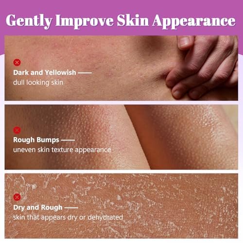 Glykolsäure-Peeling-Körperstick – Mit Glykolsäure & Salicylsäure, glättet raue Haut, für sanftes Körperpeeling