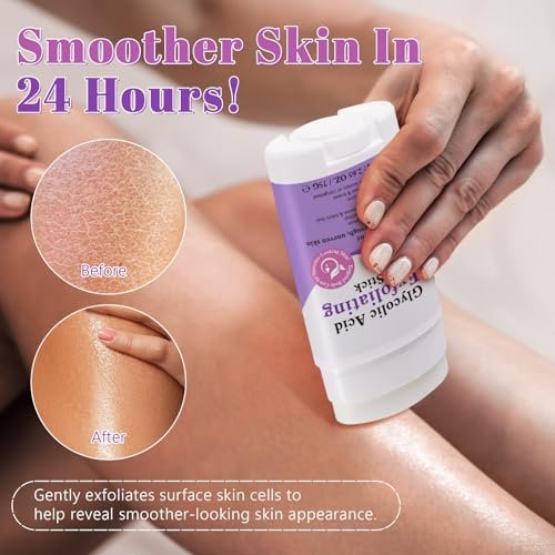 Glykolsäure-Peeling-Körperstick – Mit Glykolsäure & Salicylsäure, glättet raue Haut, für sanftes Körperpeeling