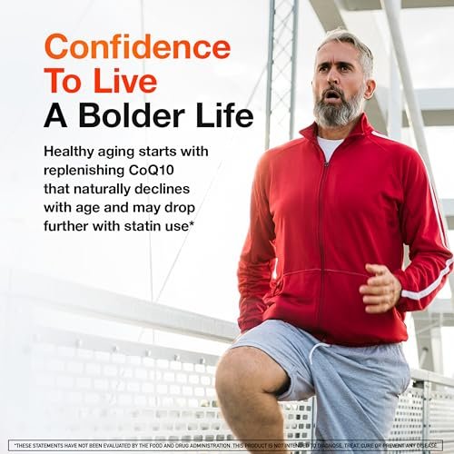 MegaRed Advanced CoQ10 – 200 mg Coenzym Q10 pro Portion, 30 Kapseln, Antioxidans zur Unterstützung der Zellenergieproduktion und Schutz vor freien Radikalen