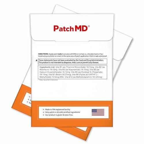 B12 Energy Plus Patches - 30-Tage-Vorrat
