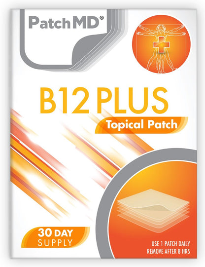 B12 Energy Plus Patches - 30-Tage-Vorrat