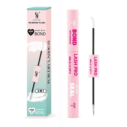 SY-SHUYING Lash Bond and Seal Mascara – Wasserfeste, nicht reizende Wimpernverlängerung (0,28 Fl Oz, Weiß)