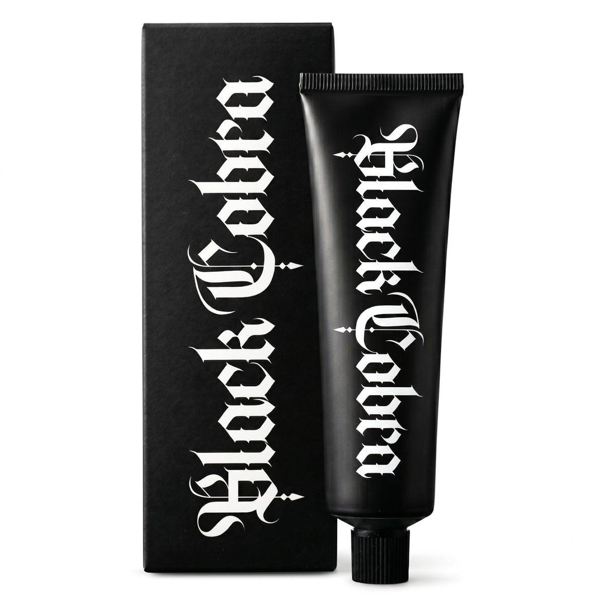Black Cobra Tattoo Cream – Premium Tattoo Hautcreme – Leichte, schnell einziehende Formel – Reine Kosmetikcreme – Für tätowierte Haut – 20g Tube