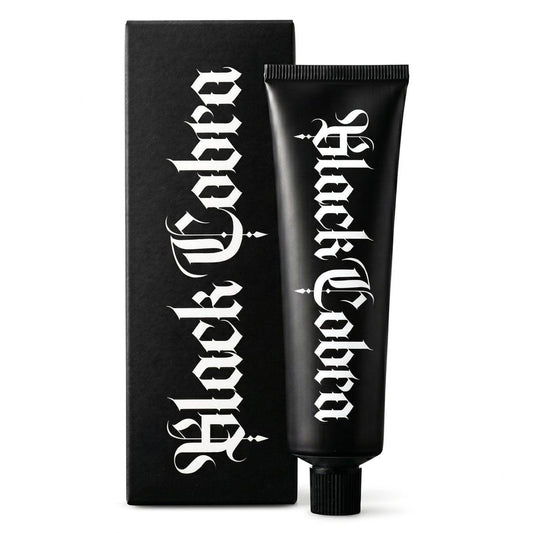 Black Cobra Tattoo Cream – Premium Tattoo Hautcreme – Leichte, schnell einziehende Formel – Reine Kosmetikcreme – Für tätowierte Haut – 20g Tube