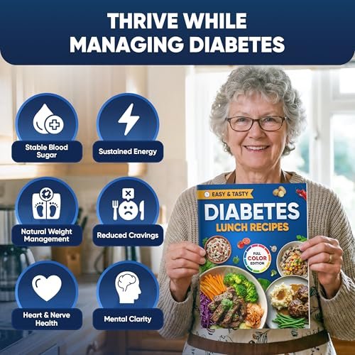Komplettes Diabetes-Kochbuch-Set (4 Bücher) – 100 einfache Diabetiker-Rezepte für Frühstück, Mittagessen, Abendessen & Dessert – Inklusive vollständiger Nährwertangaben, Kohlenhydratzahlen & Schritt-für-Schritt-Anleitungen – Niedriger GI-Index