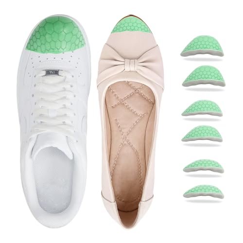 Yasingoo 3 Paar Silikon-Texturierte Schuheinlagen zur Schuhgrößenreduzierung – Bequeme Einlegesohlen für zu große Damenschuhe, geeignet für Damen und Herren