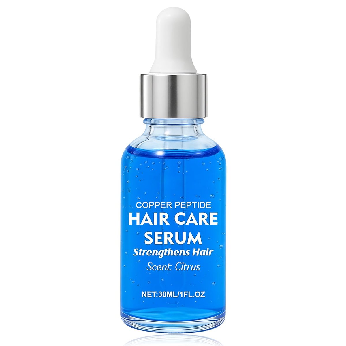LXMTOU Kupferpeptid Haarwuchsserum für Männer & Frauen, Peptid-Haar-Serum mit Süßholzwurzel & Ginseng-Extrakten, hilft das Haar zu stärken & die Kopfhaut zu pflegen, 30 ml