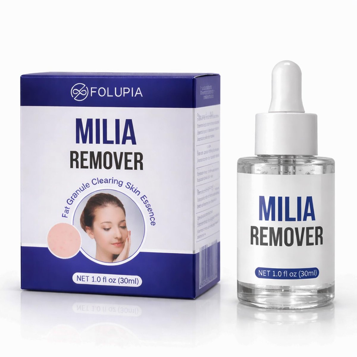 Milia Entferner Behandlungsserum – Milia Spot Behandlung mit Salicylsäure, Milia Akne Serum für Augen und Gesicht