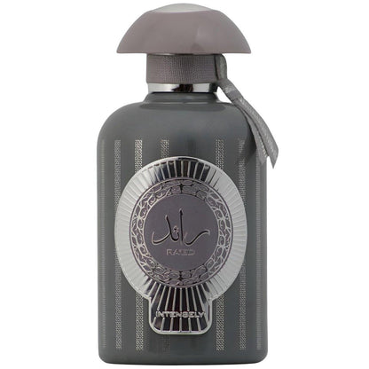 Lattafa Ra'ed Intensely Eau de Parfum – Zitrisch, Würzig, Amber, Woody – Langanhaltender Duft für Unisex, 100 ml