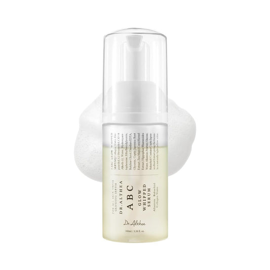 Dr.Althea ABC Glow Whipped Serum | Bubble Toner mit Kollagen & Vitamin-Tee-Wasser | Strahlender Toner für sofortige Feuchtigkeit & Make-up-bereiten Teint | Vegane Koreanische Hautpflege, 3,38 Fl Oz