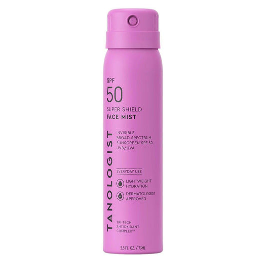 Tanologist SPF 50 Super Shield Face Mist – Sonnenschutz-Gesichtsspray mit LSF 50, 73 ml