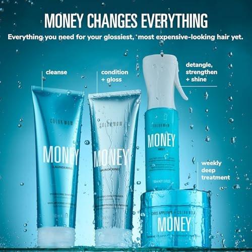 COLOR WOW Money Laundering Hydrating Shampoo – Sulfatfreies Feuchtigkeitsshampoo für seidig glattes Haar und saubere Kopfhaut, 250 ml