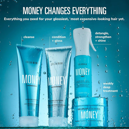 COLOR WOW Money Laundering Hydrating Shampoo – Sulfatfreies Feuchtigkeitsshampoo für seidig glattes Haar und saubere Kopfhaut, 250 ml
