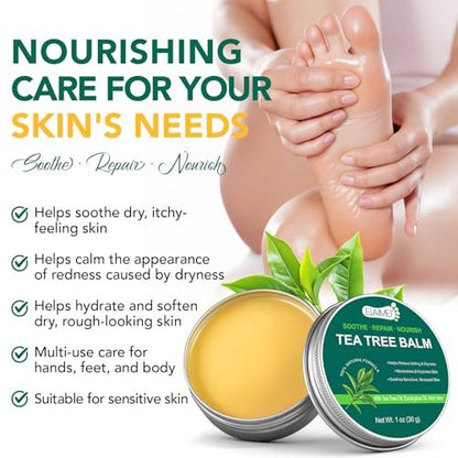 Tea Tree Oil Balsam – Natürliche Pflege für Haut, Füße & mehr | bnHUlMXw