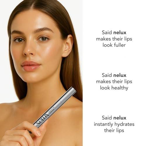 Nelux Lip Plumper mit Hyaluronsäure – Sofortige Hydratation & sichtbar vollere Lippen ohne Kleben oder Kribbeln