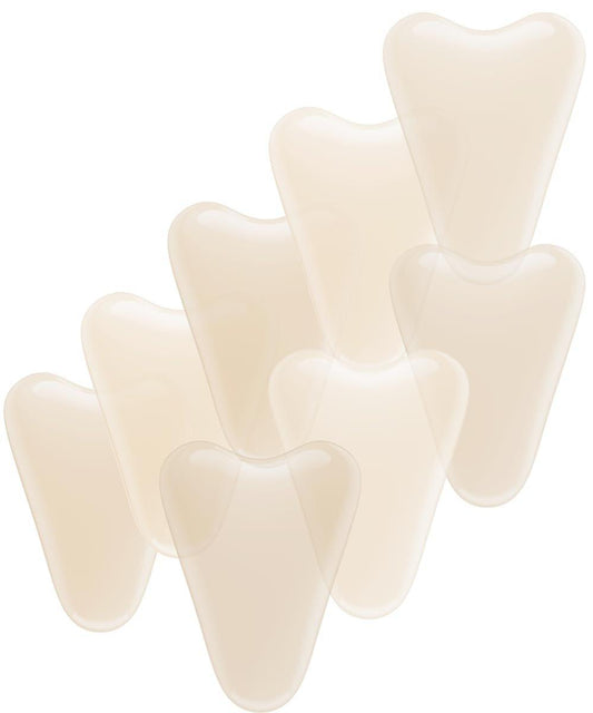 Tifesoo Camel Toe Concealer – Nahtlose Anti-Camel-Toe-Einlagen, Wiederverwendbar, 8er-Pack Tropfenform
