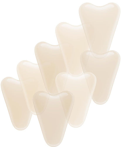 Tifesoo Camel Toe Concealer – Nahtlose Anti-Camel-Toe-Einlagen, Wiederverwendbar, 8er-Pack Tropfenform