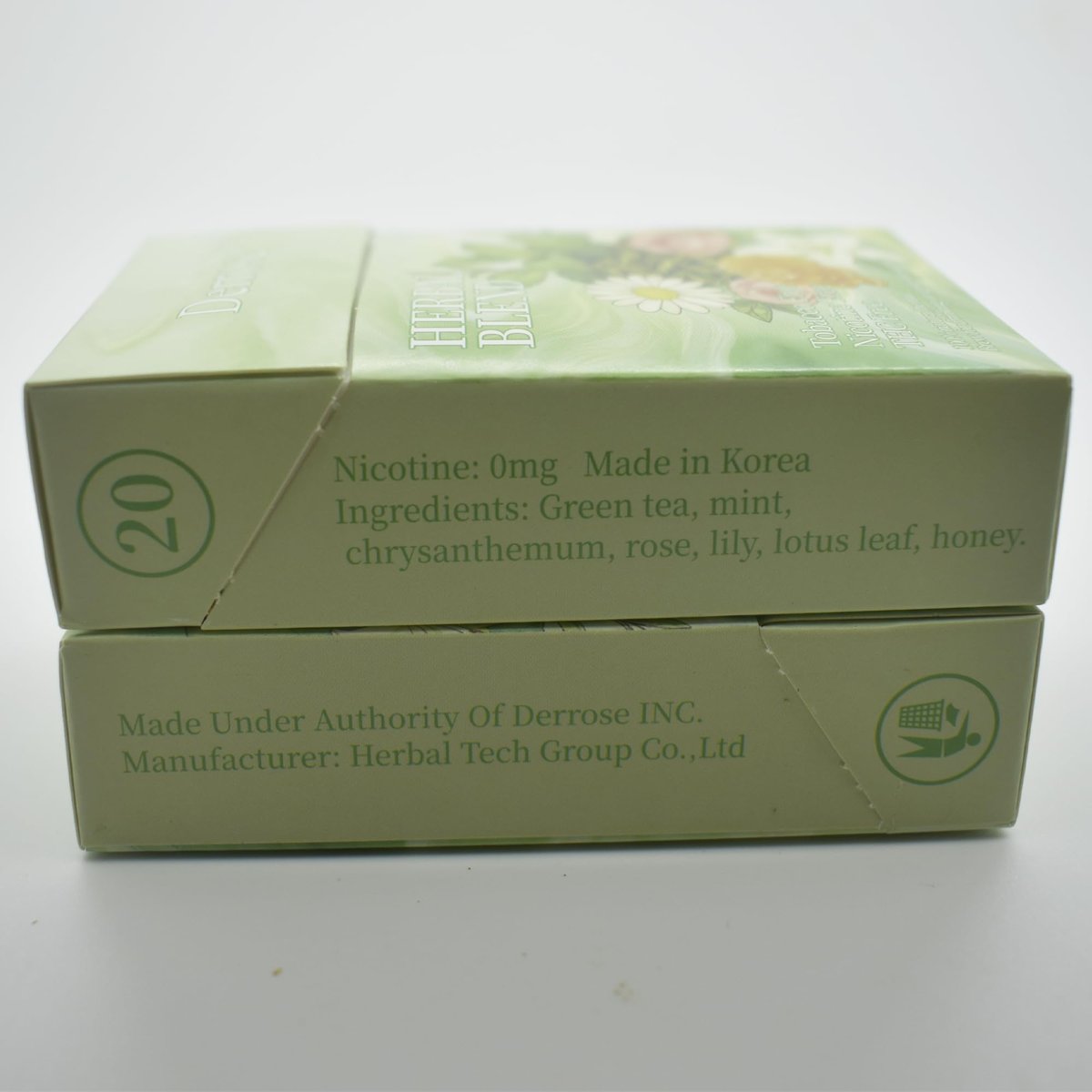 Derrose® Kräutermischung Kräutersticks, nikotin- und tabakfrei, helfen beim Aufhören, bessere Wirkung in Kombination mit Nikotinpflastern, Raucherentwöhnungsprodukte, 2 Packungen – 40 Sticks