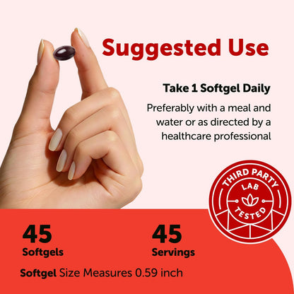 Micro Ingredients Astaxanthin 12mg mit MCT-Öl, 45 Softgels – Hochwertiges Astaxanthin Antioxidans Präparat* | Aus frischer Mikroalgenquelle | Dreifache Stärke, Nicht-GVO, Glutenfrei, Ohne Soja