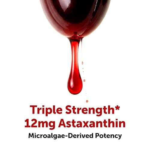 Micro Ingredients Astaxanthin 12mg mit MCT-Öl, 45 Softgels – Hochwertiges Astaxanthin Antioxidans Präparat* | Aus frischer Mikroalgenquelle | Dreifache Stärke, Nicht-GVO, Glutenfrei, Ohne Soja