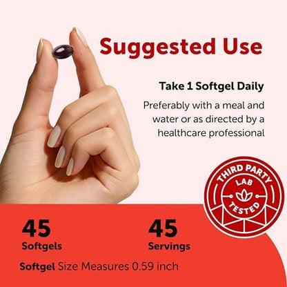 Micro Ingredients Astaxanthin 12mg mit MCT-Öl, 45 Softgels – Hochwertiges Astaxanthin Antioxidans Präparat* | Aus frischer Mikroalgenquelle | Dreifache Stärke, Nicht-GVO, Glutenfrei, Ohne Soja