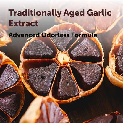 Micro Ingredients Geruchsloser Knoblauch, 150 Weichkapseln | 2 Jahre gereifter Knoblauchextrakt | Angebaute Allium sativum Zwiebel | Natürliches pflanzliches Nahrungsergänzungsmittel | Non-GMO, Glutenfrei
