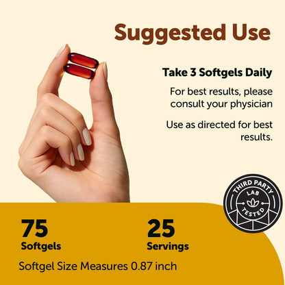 Micro Ingredients Kürbiskernöl mit Sägepalme, 75 Softgels | Kaltgepresst, reines natives Öl, essentielle Fettsäuren & Phytosterine | Natürliches Kräuterergänzungsmittel | Non-GMO