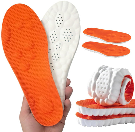 Comfort 365 Steppers Einlegesohlen für Männer und Frauen – 4D Cloud Memory Foam Einlegesohlen für Arbeitsstiefel, Schuhe & Sneaker – Superweich, Anti-Ermüdung, Stoßdämpfung, Fußschmerzlinderung (US M 8-11)