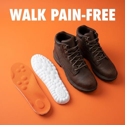 Comfort 365 Steppers Einlegesohlen für Männer und Frauen – 4D Cloud Memory Foam Einlegesohlen für Arbeitsstiefel, Schuhe & Sneaker – Superweich, Anti-Ermüdung, Stoßdämpfung, Fußschmerzlinderung (US M 8-11)