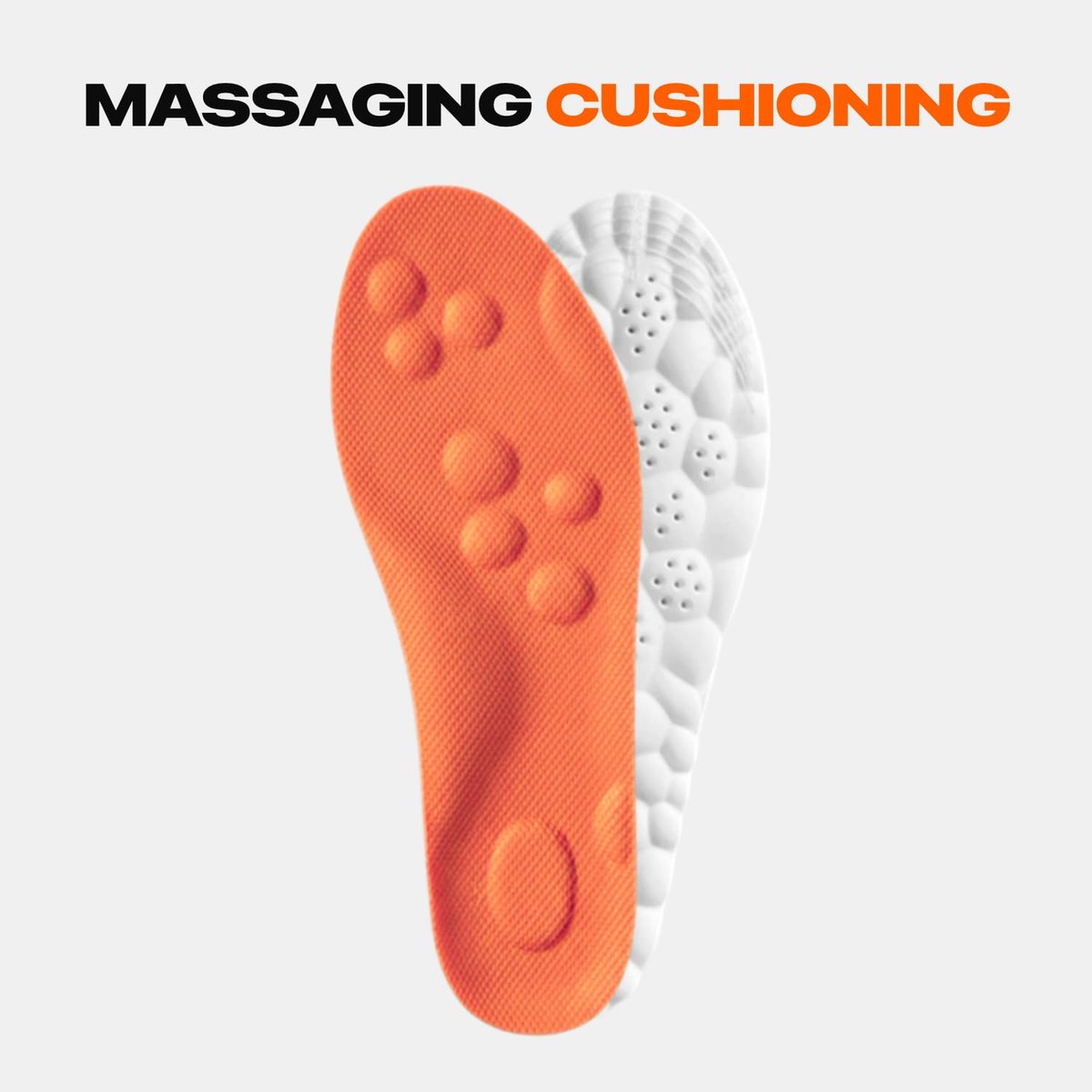 Comfort 365 Steppers Einlegesohlen für Männer und Frauen – 4D Cloud Memory Foam Einlegesohlen für Arbeitsstiefel, Schuhe & Sneaker – Superweich, Anti-Ermüdung, Stoßdämpfung, Fußschmerzlinderung (US M 8-11)