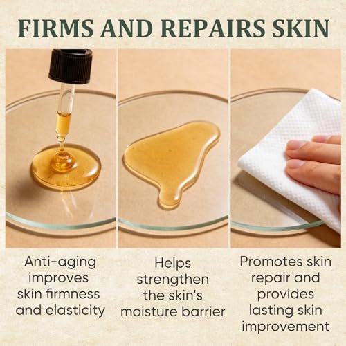 Golden Micro Peptide Tallow Serum – Anti-Aging Essence mit täglicher Feuchtigkeitspflege für einen gesunden Glanz, 100 ml (3,38 fl oz) – Neue verbesserte Formel