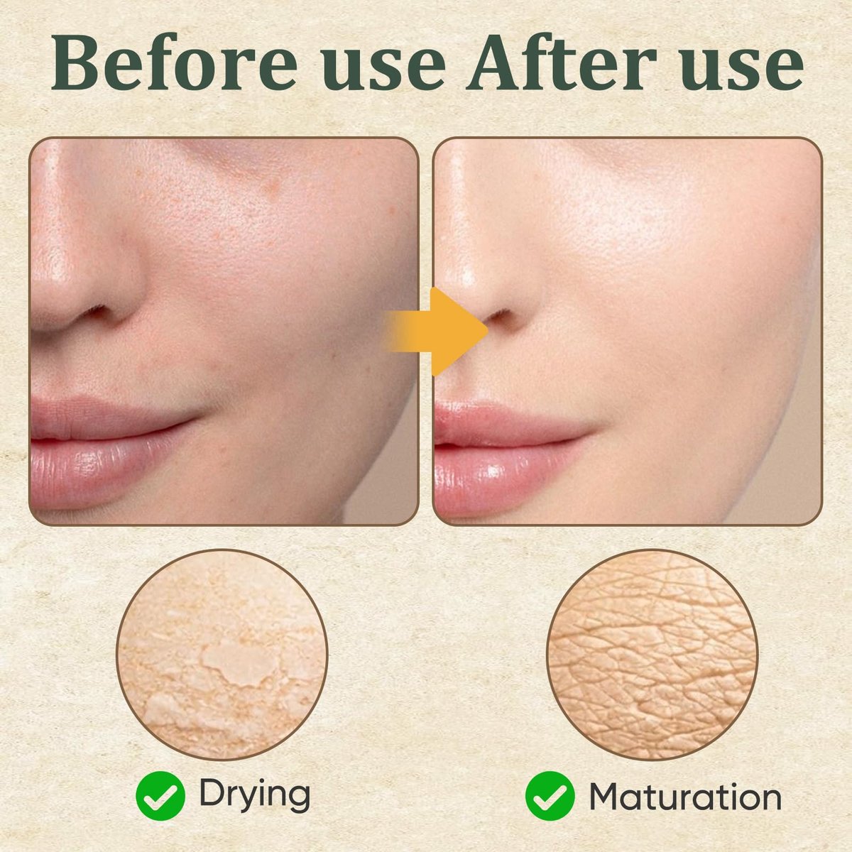 Golden Micro Peptide Tallow Serum – Anti-Aging Essence mit täglicher Feuchtigkeitspflege für einen gesunden Glanz, 100 ml (3,38 fl oz) – Neue verbesserte Formel