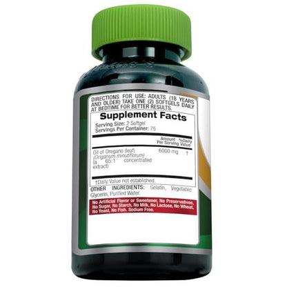 FITO MEDIC'S Lab | Oreganoöl | 150 Weichkapseln | Oregano Öl | Pflanzliches Nahrungsergänzungsmittel