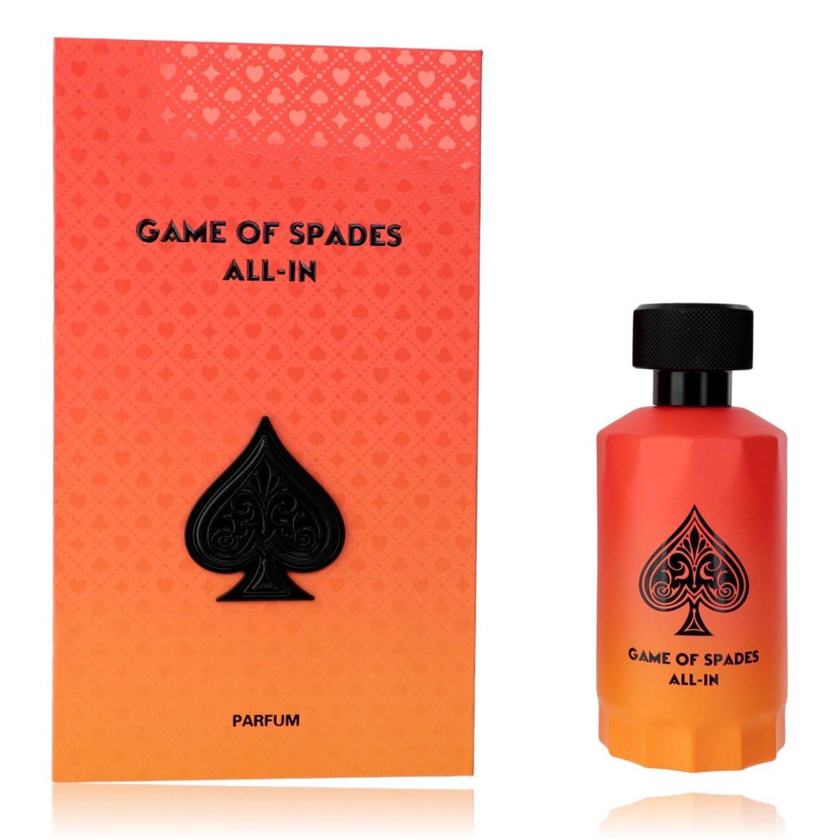 Jo Milano FRAGRANCE EXPERT EXCLUSIVE (2026 RELEASE) Paris Game of Spades ALL IN 3.4 fl oz Parfum Spray Unisex